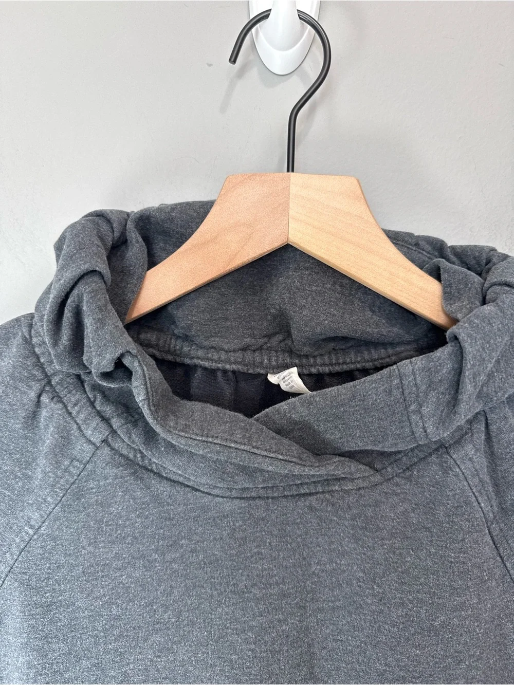 Lululemon After‎ All Pullover in Heathered Black,